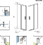 Душевая дверь в нишу Radaway Idea DWJ 140, прав. 387018-01-01R