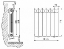 Радиатор водяной биметаллический Rifar Base 500 9 секций